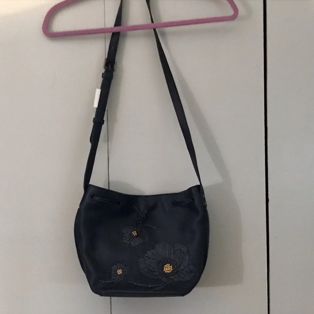 The Sak‎ Leather Embroidered Purse With Drawstring 13